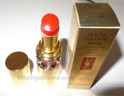 ysl 4 rouge in danger|YSL Rouge In Danger (4) Rouge Volupte Shine Oil.